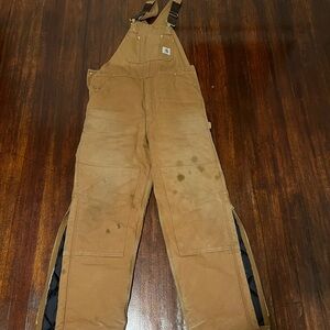 Carhartt Insulated Overalls 36x32
